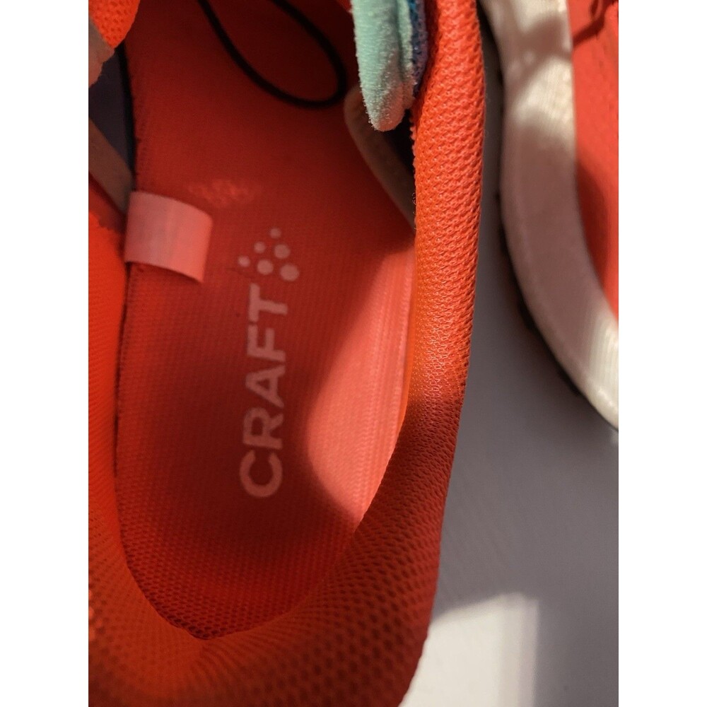 Craft CTM Ultra Carbon Running Shoes Men's Size 9 Orange Trail Performance - Picture 5 of 9